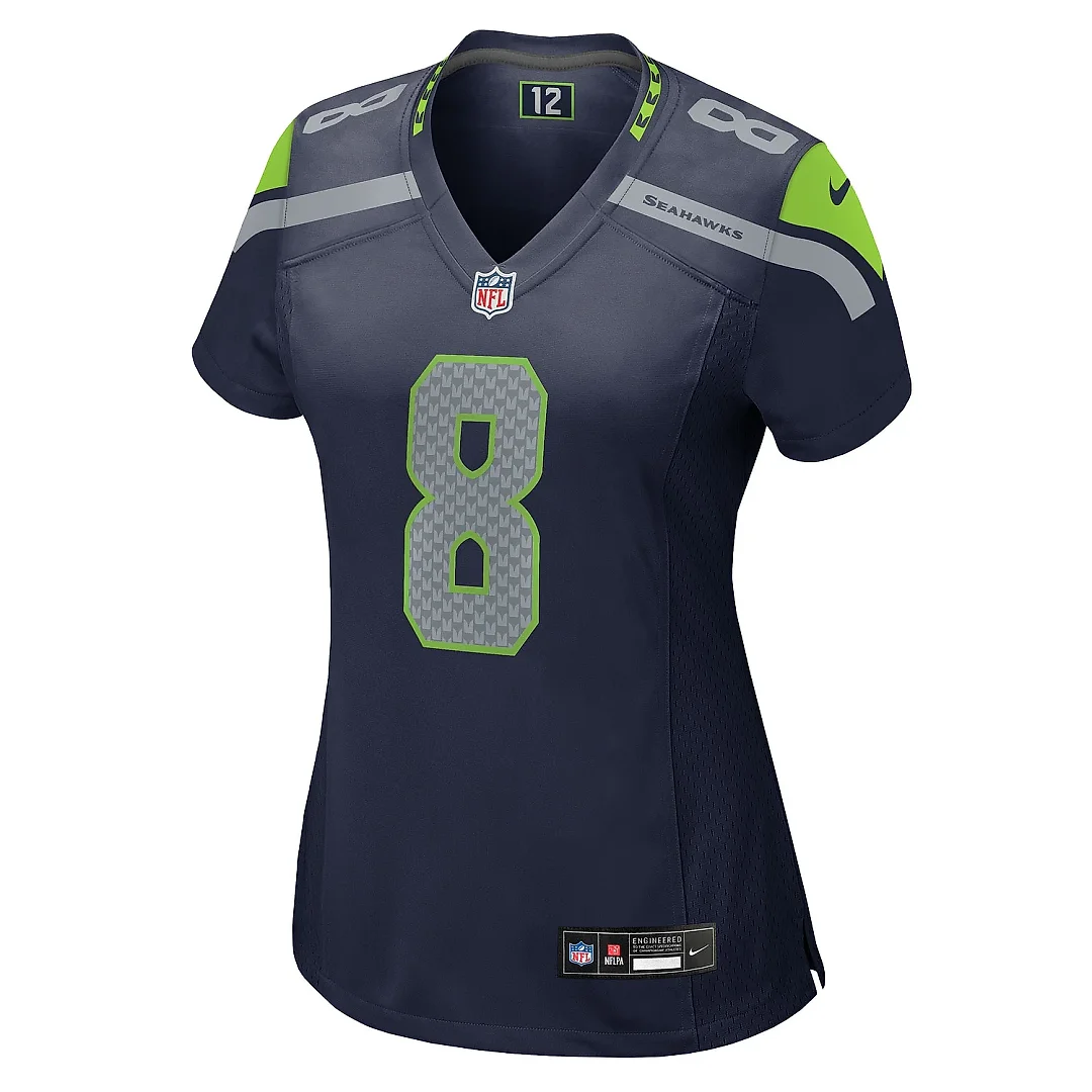 Zennovawear Women's Seattle Seahawks Coby Bryant College Navy Team Game Jersey