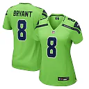 Zennovawear Women's Seattle Seahawks Coby Bryant Neon Green Game Jersey