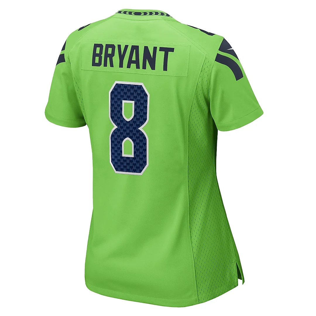 Zennovawear Women's Seattle Seahawks Coby Bryant Neon Green Game Jersey