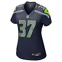 Zennovawear Women's Seattle Seahawks Damarion Williams Navy Game Jersey