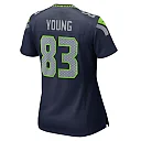 Zennovawear Women's Seattle Seahawks Dareke Young College Navy Team Game Jersey