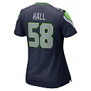 Zennovawear Women's Seattle Seahawks Derick Hall College Navy Game Jersey