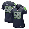 Zennovawear Women's Seattle Seahawks Derick Hall College Navy Game Jersey