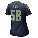 Zennovawear Women's Seattle Seahawks Derick Hall College Navy Team Game Jersey