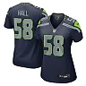 Zennovawear Women's Seattle Seahawks Derick Hall College Navy Team Game Jersey