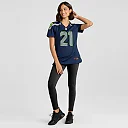 Zennovawear Women's Seattle Seahawks Devon Witherspoon College Navy Game Jersey