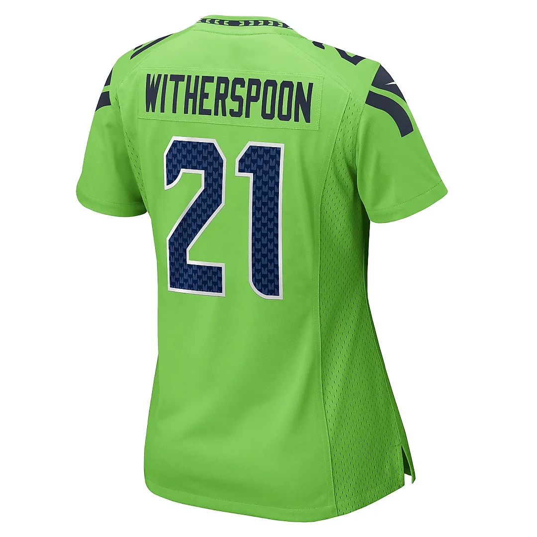 Zennovawear Women's Seattle Seahawks Devon Witherspoon Neon Green Game Jersey