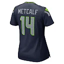 Zennovawear Women's Seattle Seahawks DK Metcalf College Navy Team Game Jersey