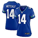 Zennovawear Women's Seattle Seahawks DK Metcalf Royal Player Jersey