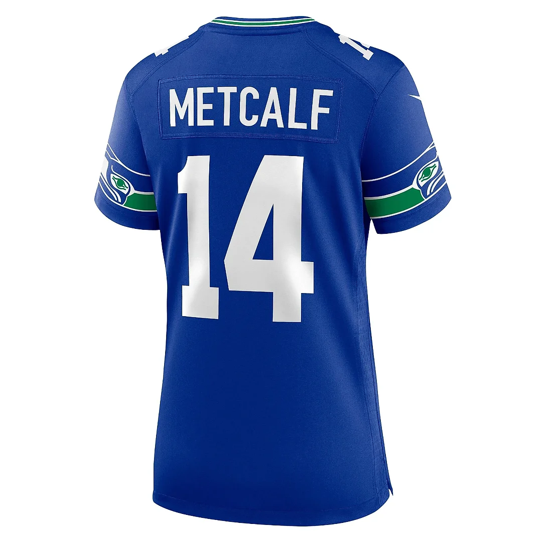 Zennovawear Women's Seattle Seahawks DK Metcalf Royal Player Jersey