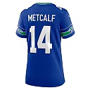 Zennovawear Women's Seattle Seahawks DK Metcalf Royal Player Jersey