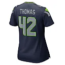 Zennovawear Women's Seattle Seahawks Drake Thomas College Navy Team Game Jersey