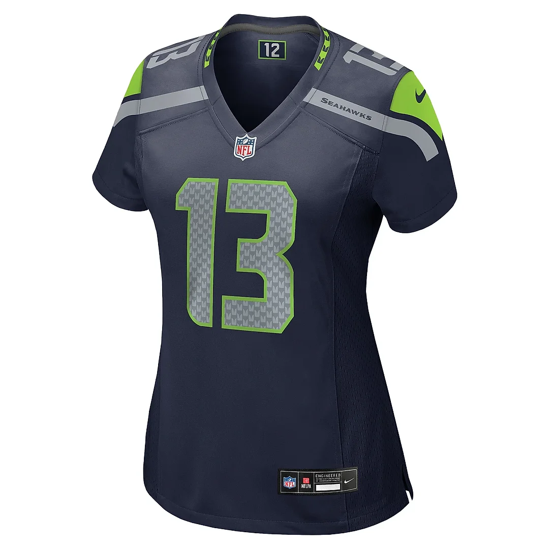 Zennovawear Women's Seattle Seahawks Ernest Jones IV College Navy Game Jersey