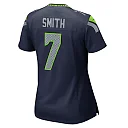Zennovawear Women's Seattle Seahawks Geno Smith College Navy Team Game Jersey