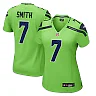 Zennovawear Women's Seattle Seahawks Geno Smith Neon Green Game Jersey