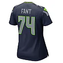 Zennovawear Women's Seattle Seahawks George Fant College Navy Team Game Jersey