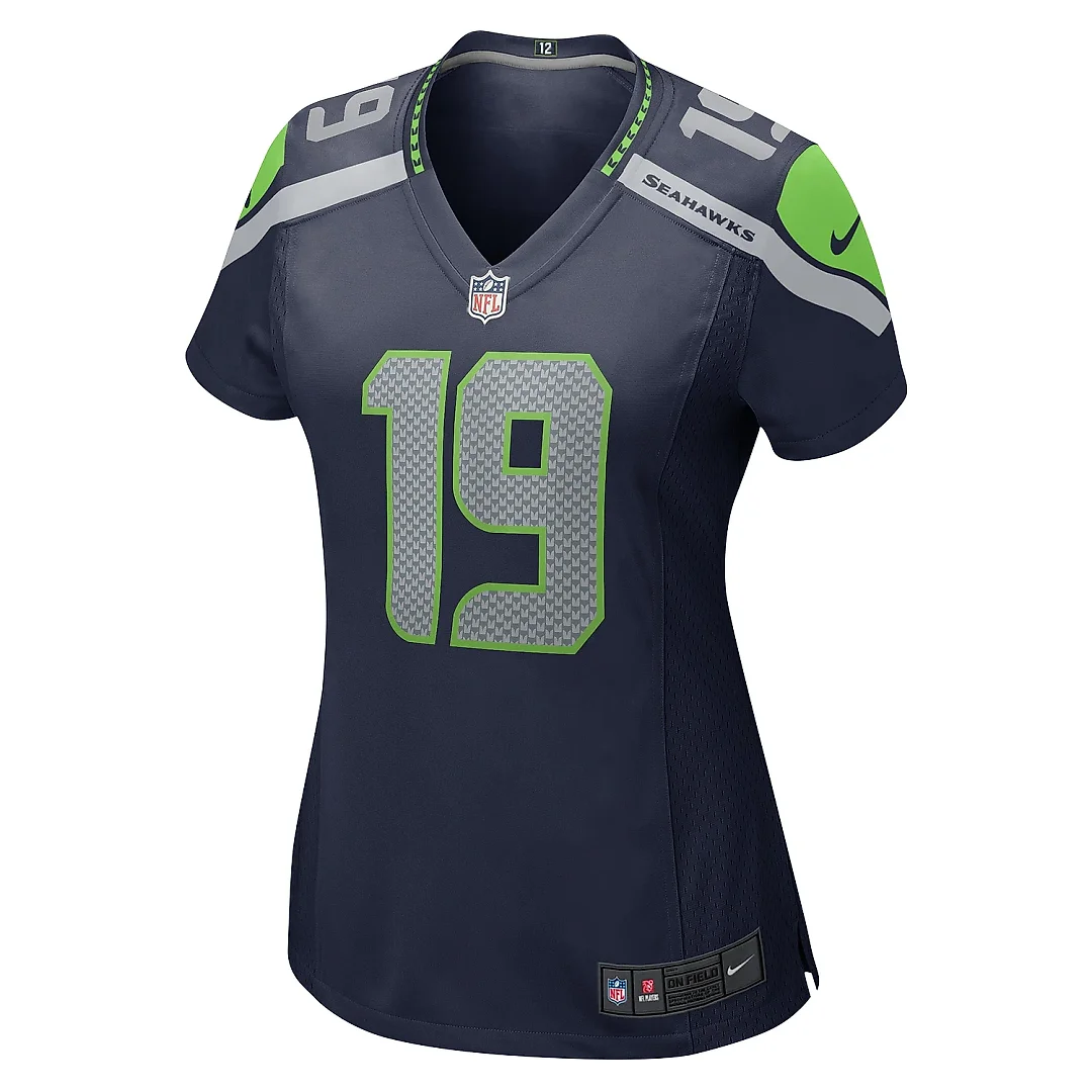 Zennovawear Women's Seattle Seahawks Jake Bobo College Navy Game Jersey