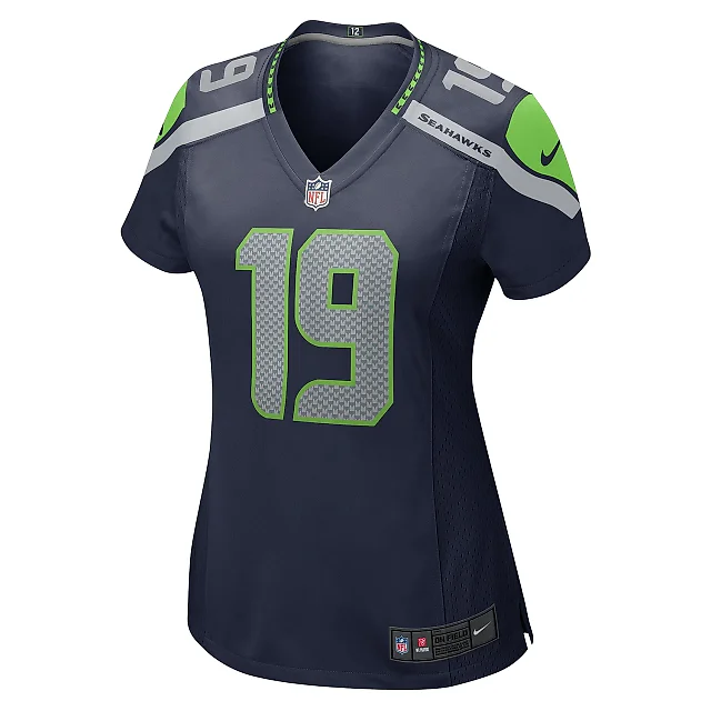 Zennovawear Women's Seattle Seahawks Jake Bobo College Navy Game Jersey