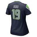 Zennovawear Women's Seattle Seahawks Jake Bobo College Navy Game Jersey
