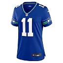 Zennovawear Women's Seattle Seahawks Jaxon Smith-Njigba Royal Throwback Player Game Jersey