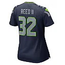 Zennovawear Women's Seattle Seahawks Jerrick Reed II College Navy Team Game Jersey