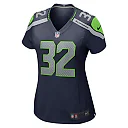 Zennovawear Women's Seattle Seahawks Jerrick Reed II College Navy Game Jersey