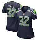 Zennovawear Women's Seattle Seahawks Jerrick Reed II College Navy Game Jersey