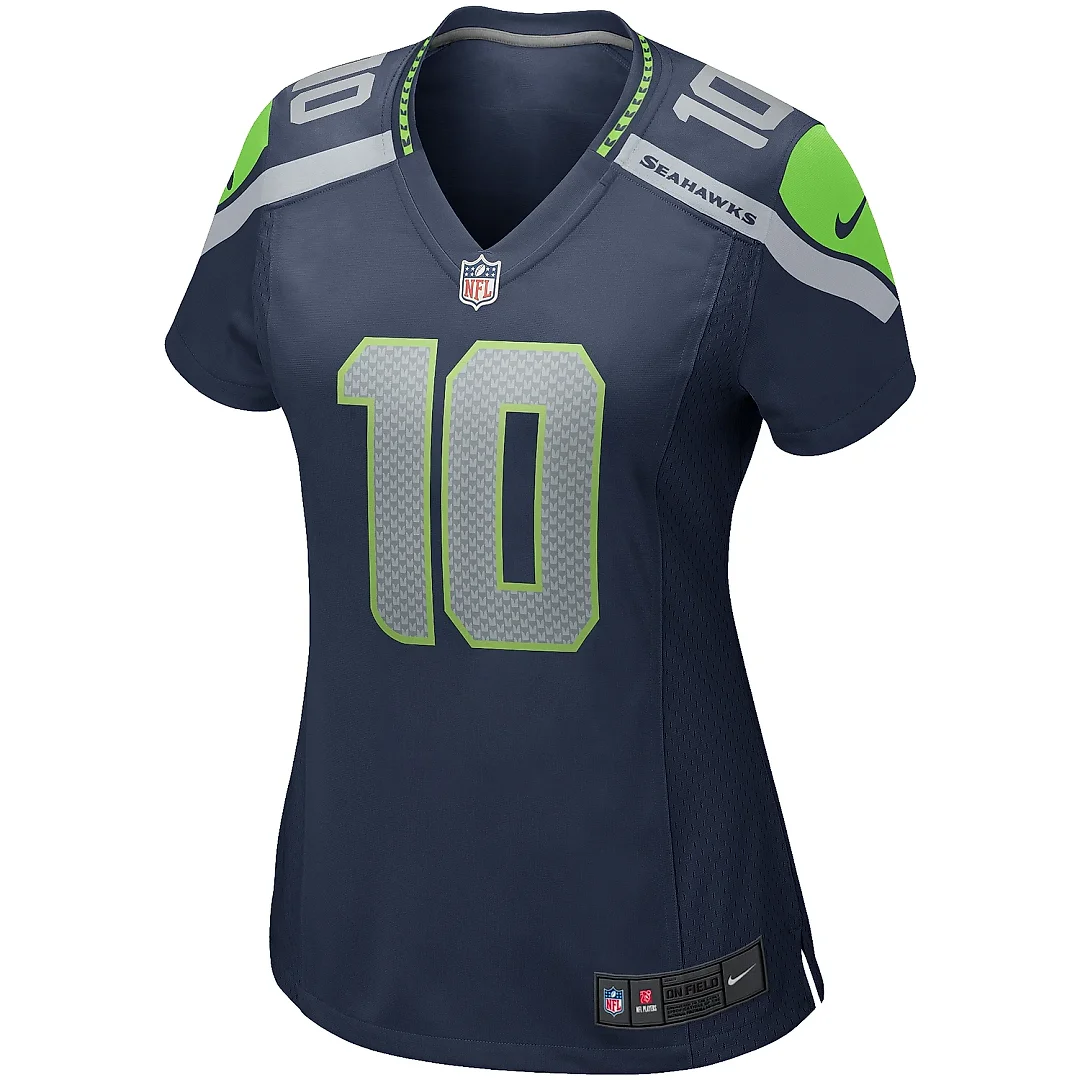 Zennovawear Women's Seattle Seahawks Jim Zorn College Navy Game Retired Player Jersey