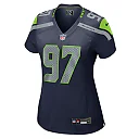 Zennovawear Women's Seattle Seahawks Johnathan Hankins College Navy Team Game Jersey
