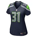 Zennovawear Women's Seattle Seahawks Kam Chancellor College Navy Retired Player Game Jersey