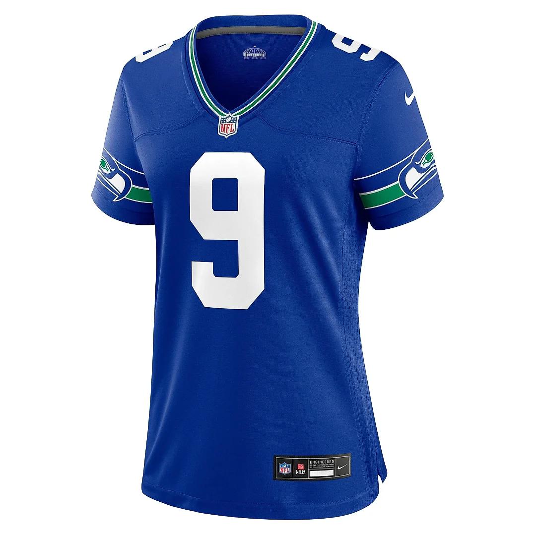 Zennovawear Women's Seattle Seahawks Kenneth Walker III Royal Player Jersey