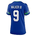 Zennovawear Women's Seattle Seahawks Kenneth Walker III Royal Player Jersey