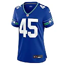Zennovawear Women's Seattle Seahawks Kenny Easley Royal Throwback Retired Player Game Jersey