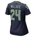 Zennovawear Women's Seattle Seahawks K'Von Wallace College Navy Game Jersey