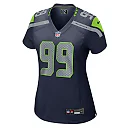 Zennovawear Women's Seattle Seahawks Leonard Williams College Navy Team Game Jersey