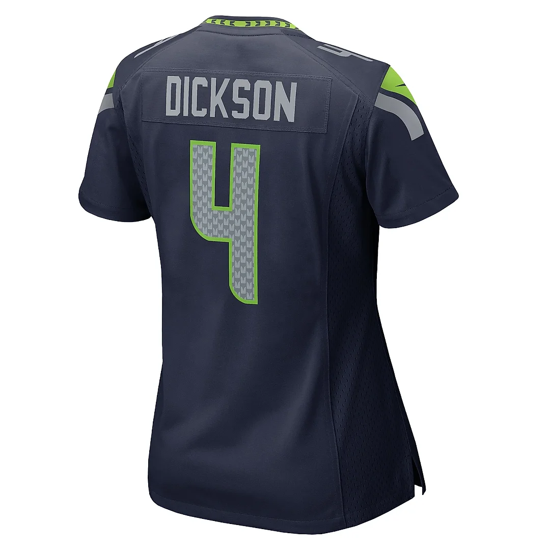 Zennovawear Women's Seattle Seahawks Michael Dickson College Navy Game Jersey