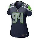 Zennovawear Women's Seattle Seahawks Mike Morris College Navy Game Jersey