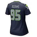 Zennovawear Women's Seattle Seahawks Myles Adams College Navy Team Game Jersey