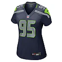 Zennovawear Women's Seattle Seahawks Myles Adams College Navy Team Game Jersey