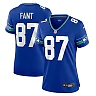 Zennovawear Women's Seattle Seahawks Noah Fant Royal Throwback Player Game Jersey