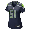 Zennovawear Women's Seattle Seahawks Olu Oluwatimi College Navy Team Game Jersey