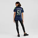 Zennovawear Women's Seattle Seahawks Olusegun Oluwatimi College Navy Game Jersey