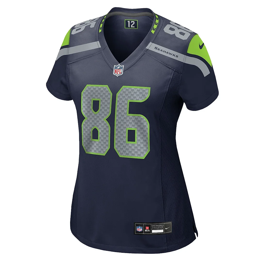Zennovawear Women's Seattle Seahawks Pharaoh Brown College Navy Team Game Jersey