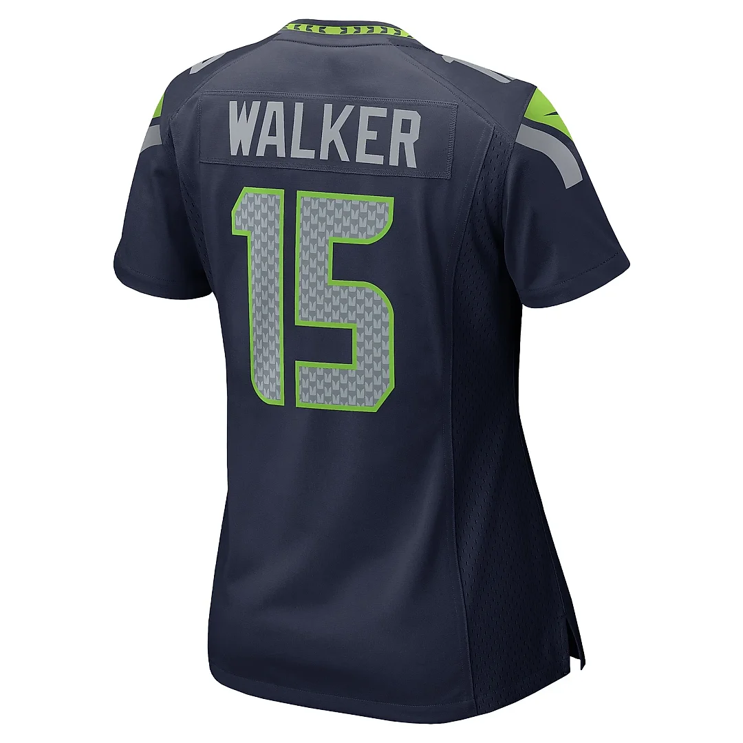 Zennovawear Women's Seattle Seahawks P.J. Walker College Navy Game Jersey