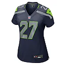 Zennovawear Women's Seattle Seahawks Riq Woolen College Navy Team Game Jersey