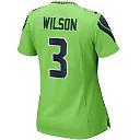 Zennovawear Women's Seattle Seahawks Russell Wilson Neon Green Alternate Game Jersey
