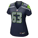 Zennovawear Women's Seattle Seahawks Sataoa Laumea College Navy Team Game Jersey