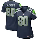 Zennovawear Women's Seattle Seahawks Steve Largent College Navy Game Retired Player Jersey