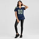 Zennovawear Women's Seattle Seahawks Steve Largent College Navy Game Retired Player Jersey