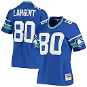 Zennovawear Women's Seattle Seahawks Steve Largent Mitchell & Ness Royal 1985 Legacy Jersey